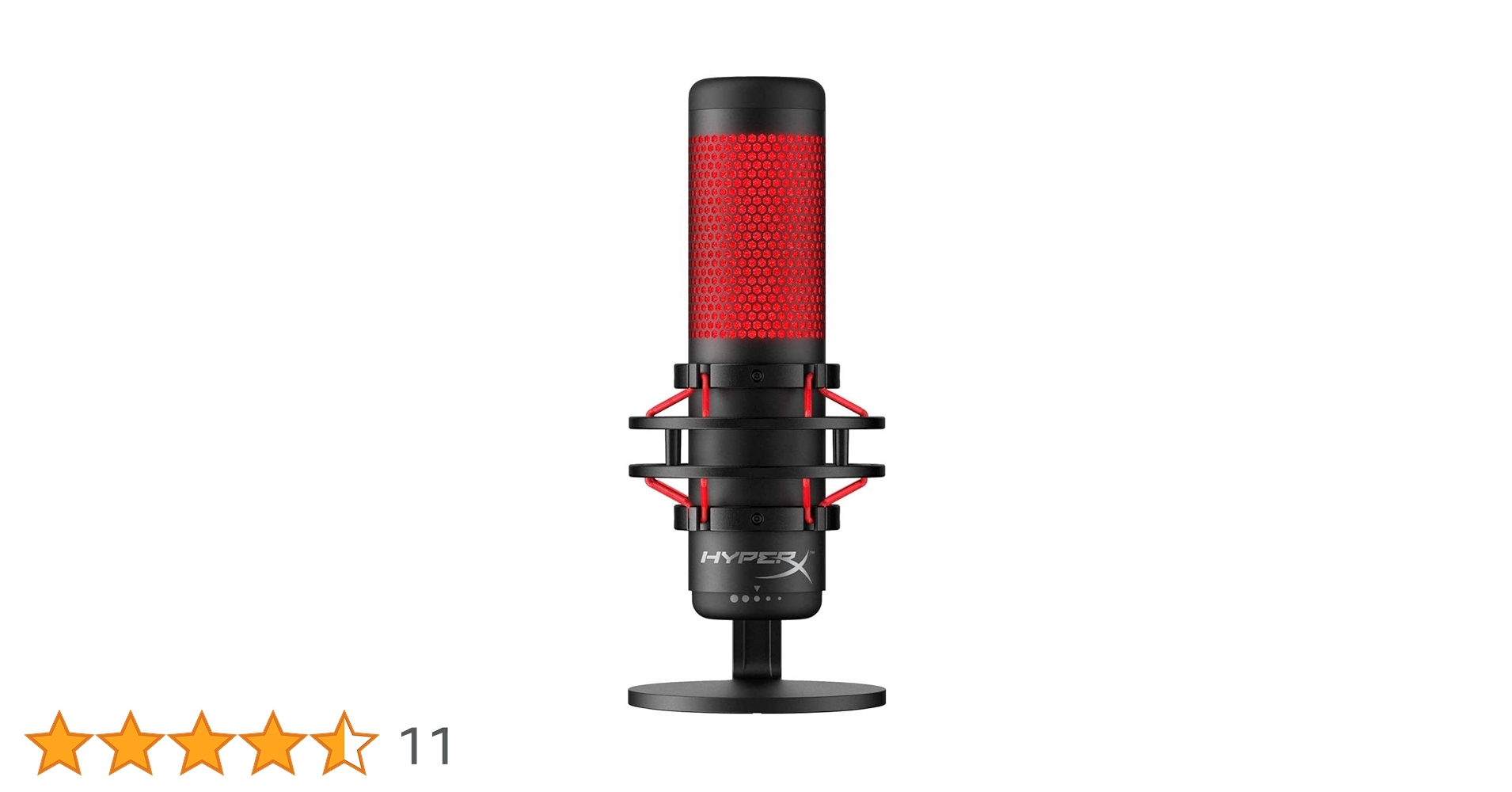 Amazon.co.jp: HyperX QuadCast スタンドアロンマイク